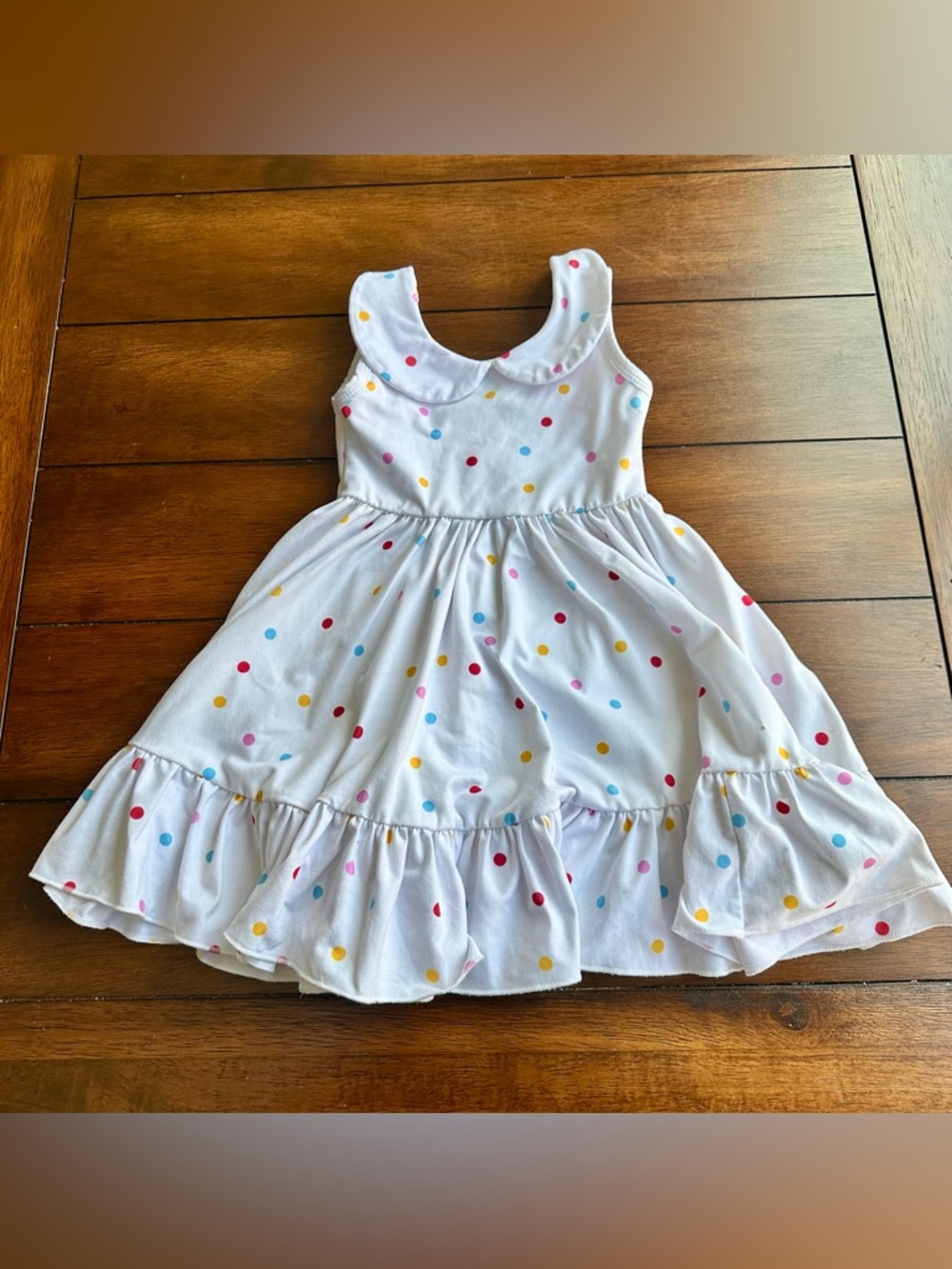 Girlhood X Little Stocking Co Birthday Polka Dot Dress | Size 2T